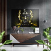 Revenge in His Eyes Brushed Aluminum Dibond Wall Art.